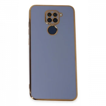 Xiaomi Redmi Note 9 Kılıf Volet Silikon - Mavi