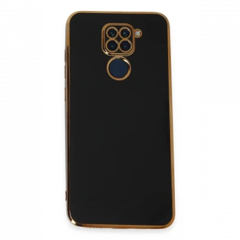 Xiaomi Redmi Note 9 Kılıf Volet Silikon - Siyah