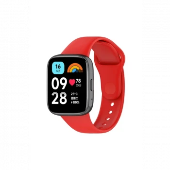 Xiaomi Redmi Watch 3 Active Klasik Kordon - Kırmızı