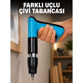 Yaylı Manuel Çivi Tabancası Ahşap Kaplama Döşeme Sabitleme Aleti