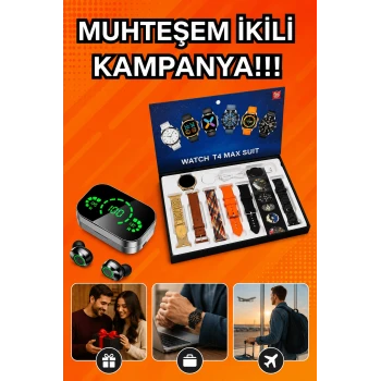 Yeni Model Akıllı Saat ve Ucuz Kaliteli Bluetooth Kulaklık Amoled Ekran Aynalı