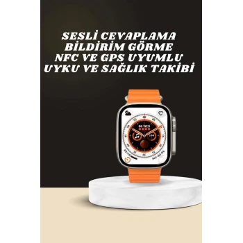 Yeni Nesil Ultra Akıllı Saat Adımsayar Uyku Takibi Nabız Sensörü