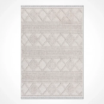 YoudayHomeCollection BEREN- Bej - Mutfak, Koridor-Kaydırmaz Taban-Robot Süpürgeye Uyumlu-Kolay Temizlenebilir - 120X120