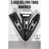 3 Başlıklı Profesyonel Tıraş Makinesi