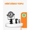 3 Renk 7 Mod Döner Disko Topu Işık