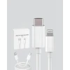 30W Type-C Lightning Hızlı Şarj Kablosu 1.2m iPhone Uyumlu