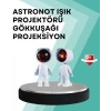 360° Ayarlanabilir Başlıklı Astronot Gece Lambası