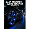 4lü LED Sibop Işığı Hareket Sensörlü Araç Lastik Sibop Lambası