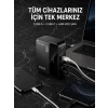 4 Portlu GaN Masaüstü Hızlı Şarj İstasyonu