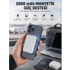 5000 Mah İOS Uyumlu Magsafe Kablosuz Şarj Hızlı Şarj Desteği