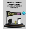 5V USB Akıllı Piksel LED Panel – Mobil Uygulama Kontrollü, Renkli Işık Efektli