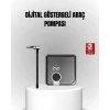 6000mAh Bataryalı Type-C Şarjlı Mini Hava Kompresörü LED Işıklı