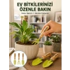 Ahşap Saplı Mini Bahçe El Aleti Seti Saksı ve Çiçek Bakım Seti
