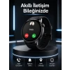 Akıllı Saat Bildirim Görme Amoled Ekran GPS Uyumlu Sesli Görüşme