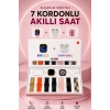 Akıllı Saat Bluetooth Kulaklık Hediyeli Bildirim Görme Sesli Görüşme Çoklu Kordon