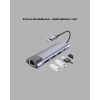 Alüminyum Gövdeli Type‑C HDMI & Ethernet Adaptör – Tak & Çalıştır