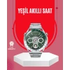 Amoled Smartwatch Harita Modlu Bluetooth Aramalı 3 Değiştirilebilir Kayışlı