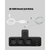 Anahtarlı Çoklu Priz 3 USB 1 Type-C Hızlı Şarj Destekli