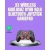 Android Uyumlu Gamepad X3 Game Stick Oyun Kolu Bluetooth Bağlantılı