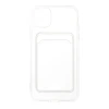 Apple iPhone 11 Kılıf Kart Şeffaf Silikon - Şeffaf
