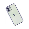 Apple iPhone 11 Kılıf Razer Lensli Silikon - Mor