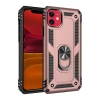 Apple iPhone 11 Kılıf Sofya Yüzüklü Silikon Kapak - Rose