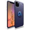 Apple iPhone 11 Pro Kılıf Range Yüzüklü Silikon - Mavi