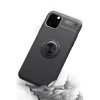 Apple iPhone 11 Pro Kılıf Range Yüzüklü Silikon - Siyah-Mavi