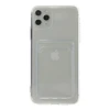 Apple iPhone 11 Pro Max Kılıf Kart Şeffaf Silikon - Şeffaf