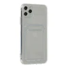 Apple iPhone 11 Pro Max Kılıf Kart Şeffaf Silikon - Şeffaf