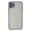 Apple iPhone 11 Pro Max Kılıf Razer Lensli Silikon - Mor
