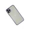 Apple iPhone 11 Pro Max Kılıf Razer Lensli Silikon - Mor