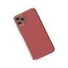 Apple iPhone 11 Pro Max Kılıf Volet Silikon - Kırmızı