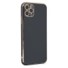 Apple iPhone 11 Pro Max Kılıf Volet Silikon - Siyah