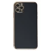 Apple iPhone 11 Pro Max Kılıf Volet Silikon - Siyah