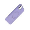 Apple iPhone 11 Regal Magsafe Standlı Kapak - Lila