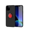 Apple iPhone 12 Kılıf Range Yüzüklü Silikon - Siyah-Kırmızı