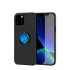 Apple iPhone 12 Kılıf Range Yüzüklü Silikon - Siyah-Mavi