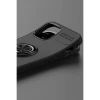 Apple iPhone 12 Kılıf Range Yüzüklü Silikon - Siyah-Mavi