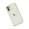 Apple iPhone 12 Kılıf Razer Lensli Silikon - Gümüş