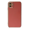 Apple iPhone 12 Kılıf Volet Silikon - Kırmızı