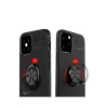 Apple iPhone 12 Mini Kılıf Range Yüzüklü Silikon - Kırmızı