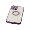 Apple iPhone 12 Pro Kılıf Slot Silikon - Mor