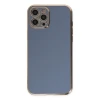Apple iPhone 12 Pro Kılıf Volet Silikon - Mavi