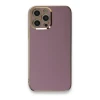 Apple iPhone 12 Pro Kılıf Volet Silikon - Mor