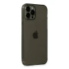 Apple iPhone 12 Pro Max Kılıf Fly Lens Silikon - Siyah