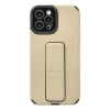 Apple iPhone 12 Pro Max Kılıf Mega Standlı Silikon - Gold