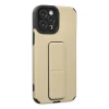 Apple iPhone 12 Pro Max Kılıf Mega Standlı Silikon - Gold
