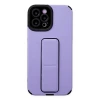 Apple iPhone 12 Pro Max Kılıf Mega Standlı Silikon - Lila