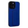 Apple iPhone 12 Pro Max Kılıf Mega Standlı Silikon - Mavi